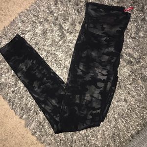 SPANX faux leather camo leggings!